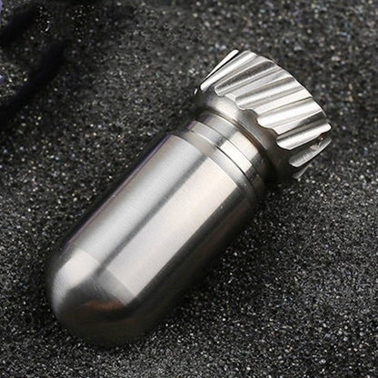 Compact Travel Pill Box with Waterproof Titanium Case - Fesara