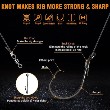 Easy Catch Catfish Rig with Rattle Beads