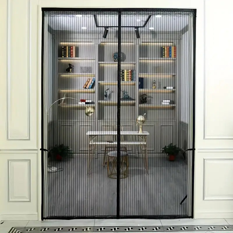 Magnetic Screen Door with Auto Close for Bug Control
