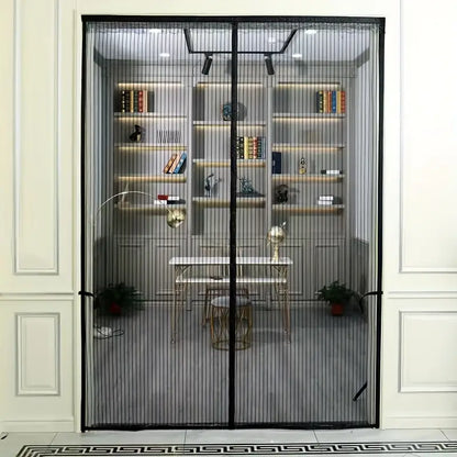 Magnetic Screen Door with Auto Close for Bug Control