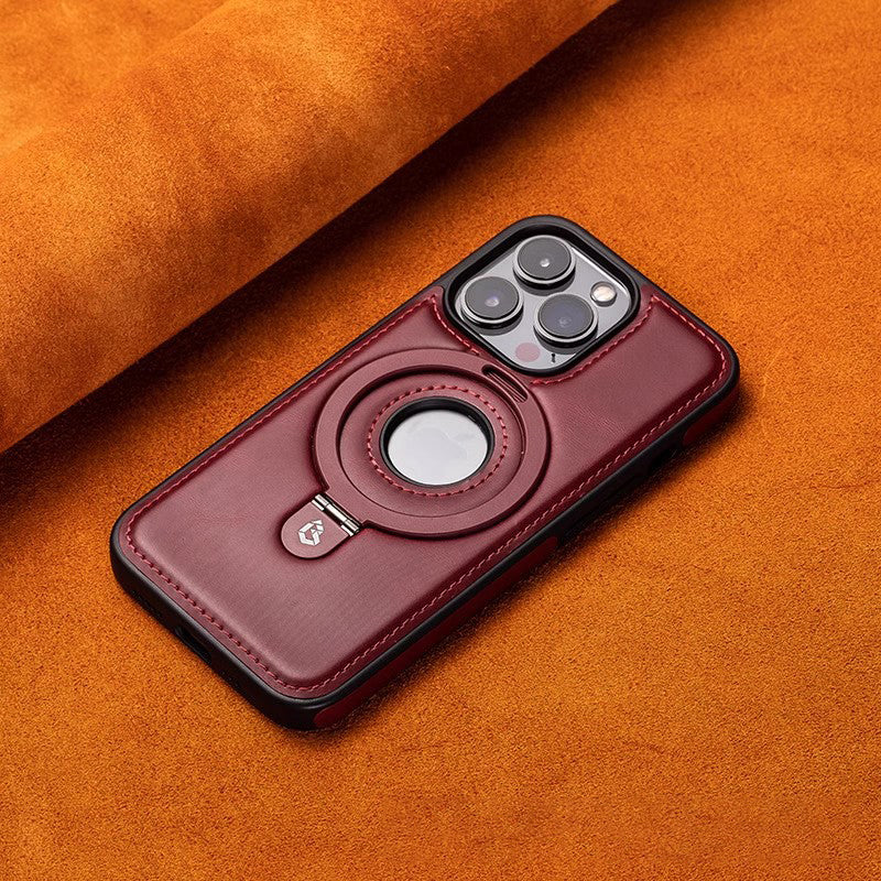 Luxury Leather Phone Case with Strong Magnet