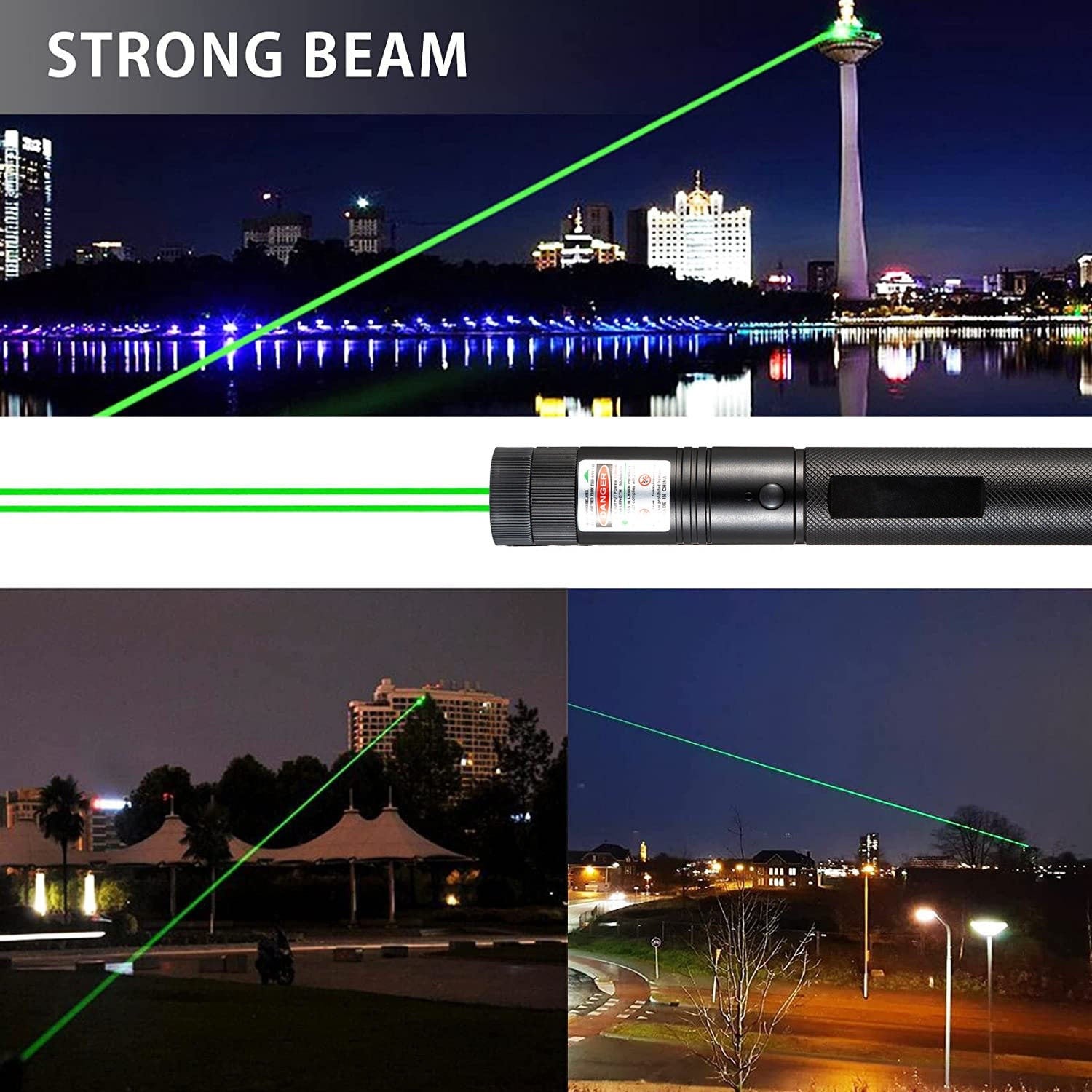 Rechargeable High Power Laser Pointer Pen - Fesara