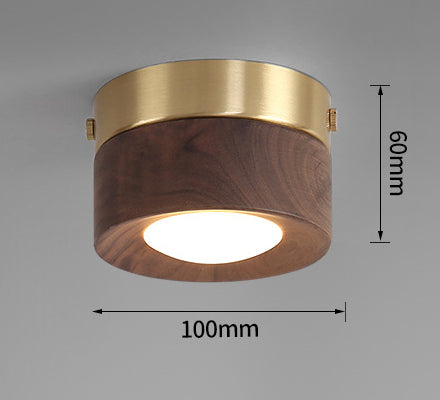 Traditional Wooden Ceiling Light Fixture