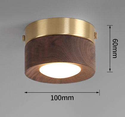 Traditional Wooden Ceiling Light Fixture