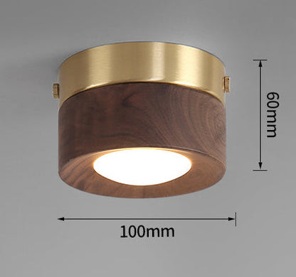 Traditional Wooden Ceiling Light Fixture