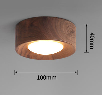 Traditional Wooden Ceiling Light Fixture