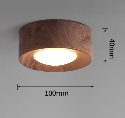 Traditional Wooden Ceiling Light Fixture