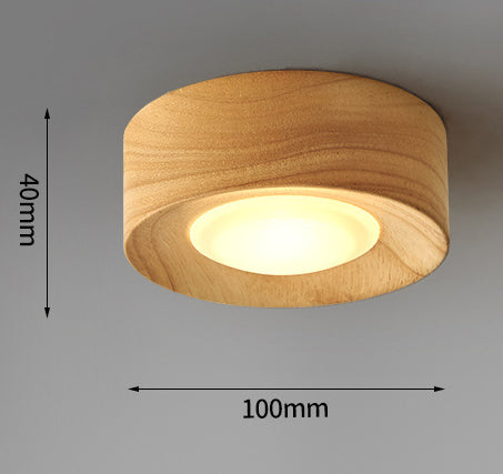 Traditional Wooden Ceiling Light Fixture