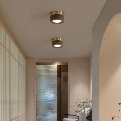 Traditional Wooden Ceiling Light Fixture