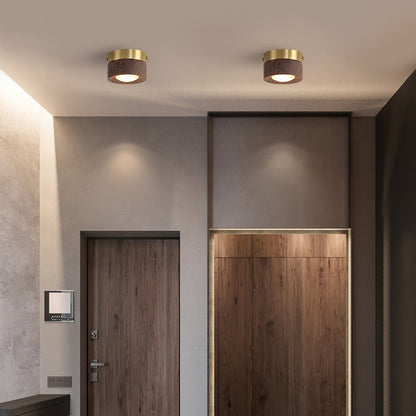 Traditional Wooden Ceiling Light Fixture