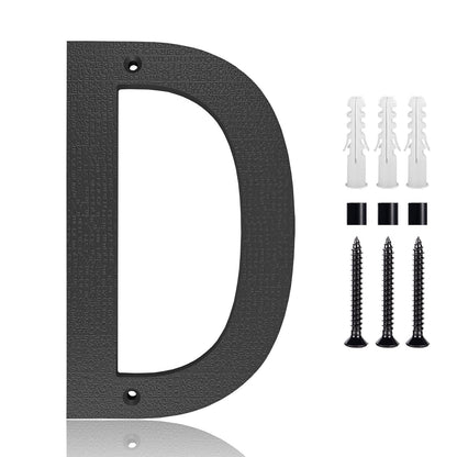 Stylish Black 8-10 Inch House Number Plate