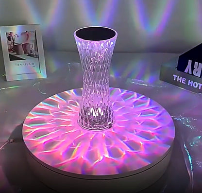Romantic Floral Nightstand Table Lamp Soft Glow