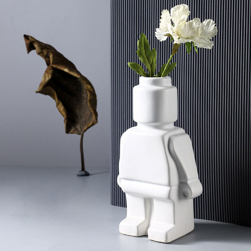 Mini Decorative Flower Vase Figurine