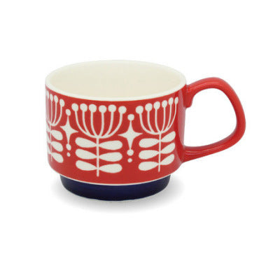 Colorful Printed Ceramic Coffee Mug