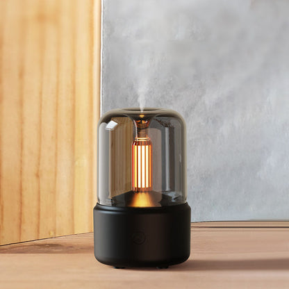Relaxing USB Essential Oil Diffuser Candle Light