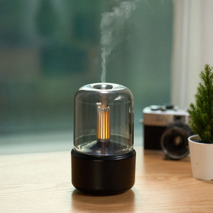 Relaxing USB Essential Oil Diffuser Candle Light