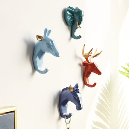 Fun Animal Wall Hook Adhesive Coat Rack