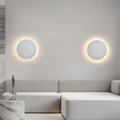 Modern Round Wall Light for Hallway and Bedroom