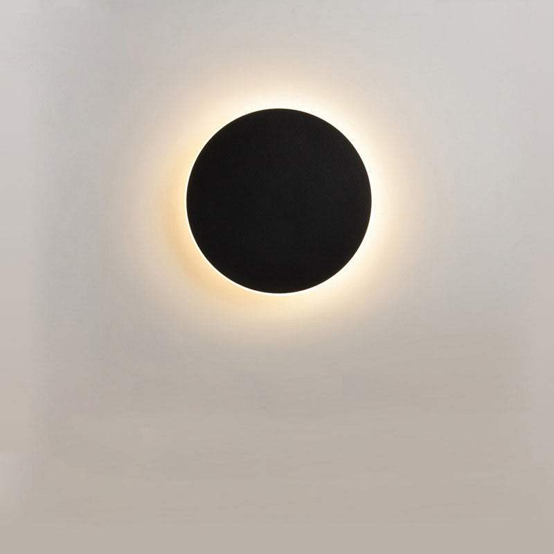 Modern Round Wall Light for Hallway and Bedroom