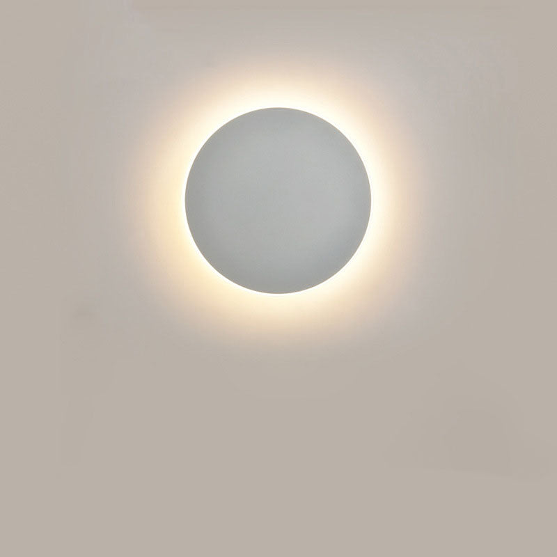 Modern Round Wall Light for Hallway and Bedroom
