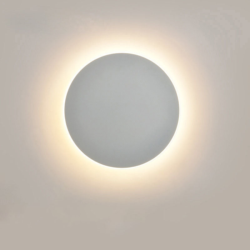 Modern Round Wall Light for Hallway and Bedroom