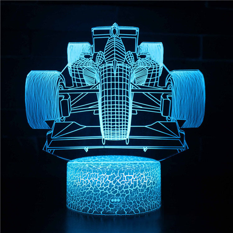 Cool 3D LED Night Lamp Dimmable Table Light - Fesara