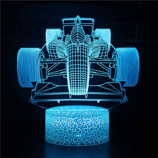 Cool 3D LED Night Lamp Dimmable Table Light - Fesara