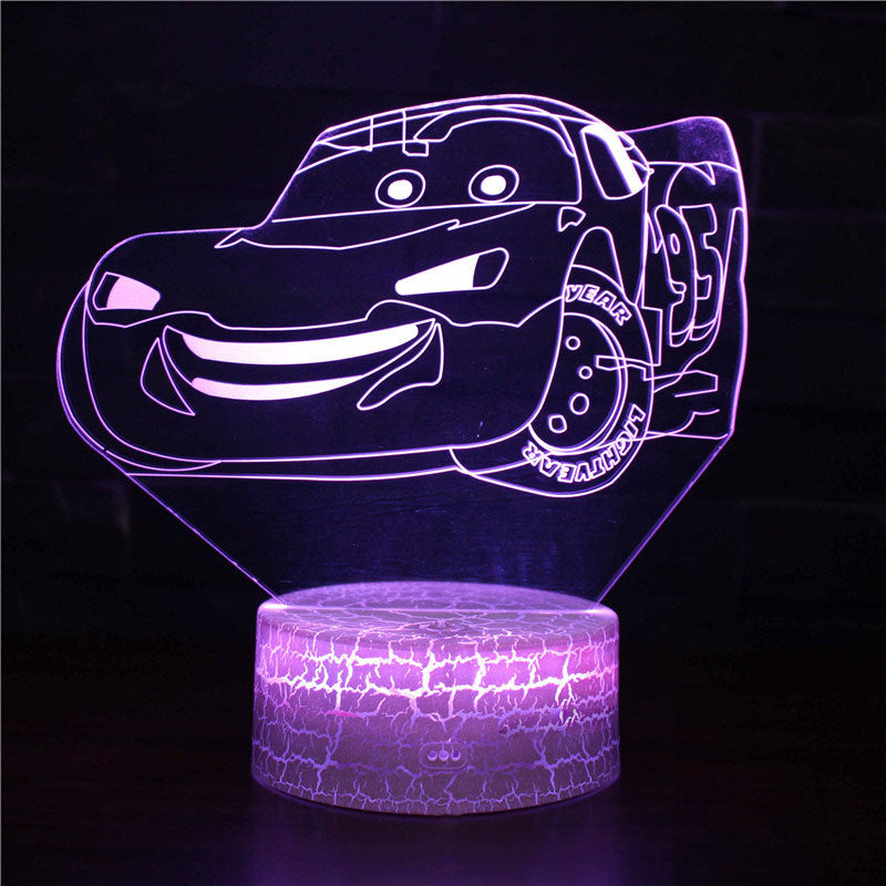 Cool 3D LED Night Lamp Dimmable Table Light