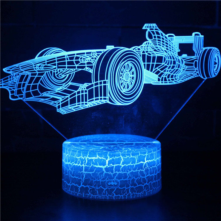 Cool 3D LED Night Lamp Dimmable Table Light
