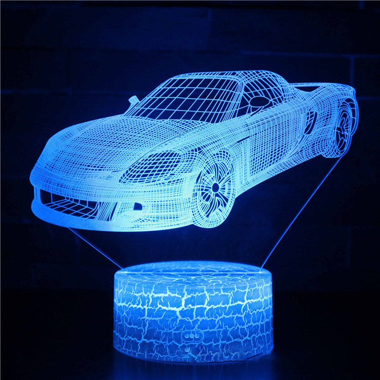 Cool 3D LED Night Lamp Dimmable Table Light