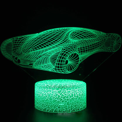 Cool 3D LED Night Lamp Dimmable Table Light