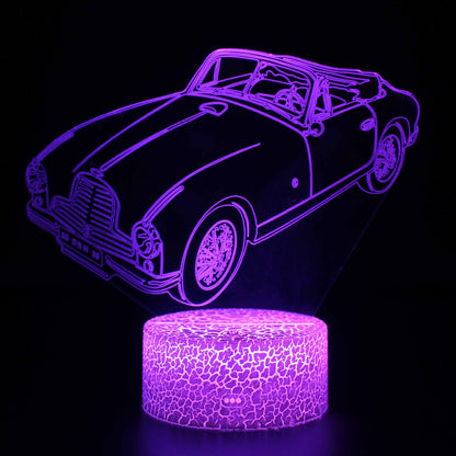 Cool 3D LED Night Lamp Dimmable Table Light