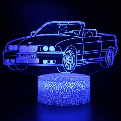 Cool 3D LED Night Lamp Dimmable Table Light