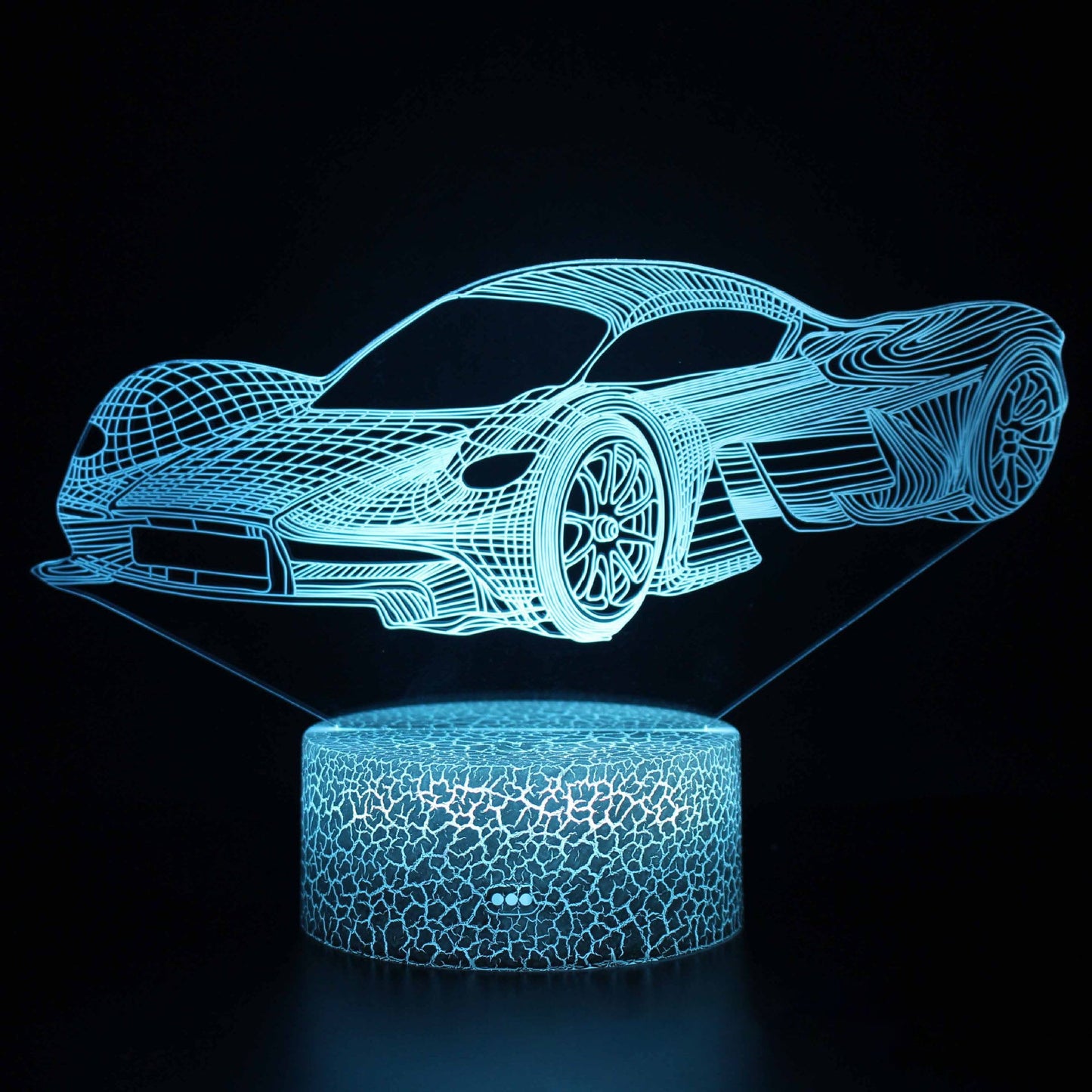 Cool 3D LED Night Lamp Dimmable Table Light