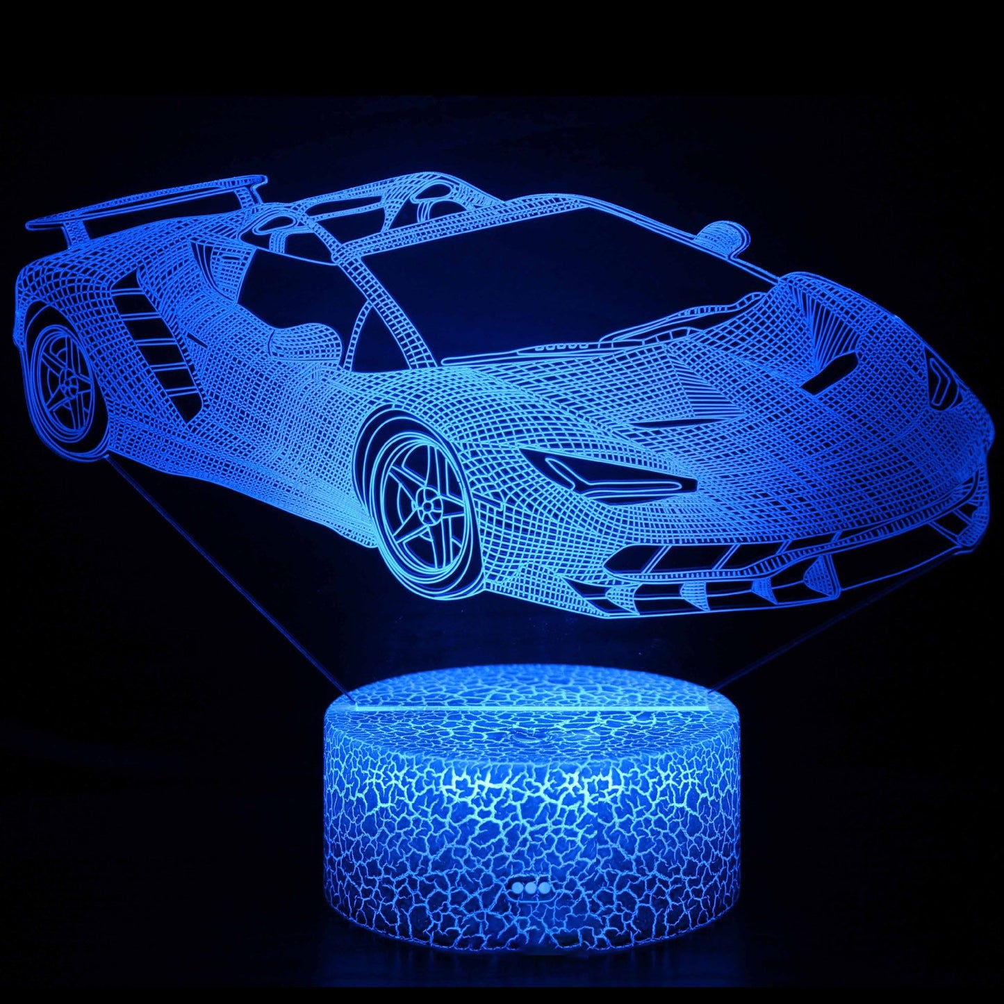 Cool 3D LED Night Lamp Dimmable Table Light