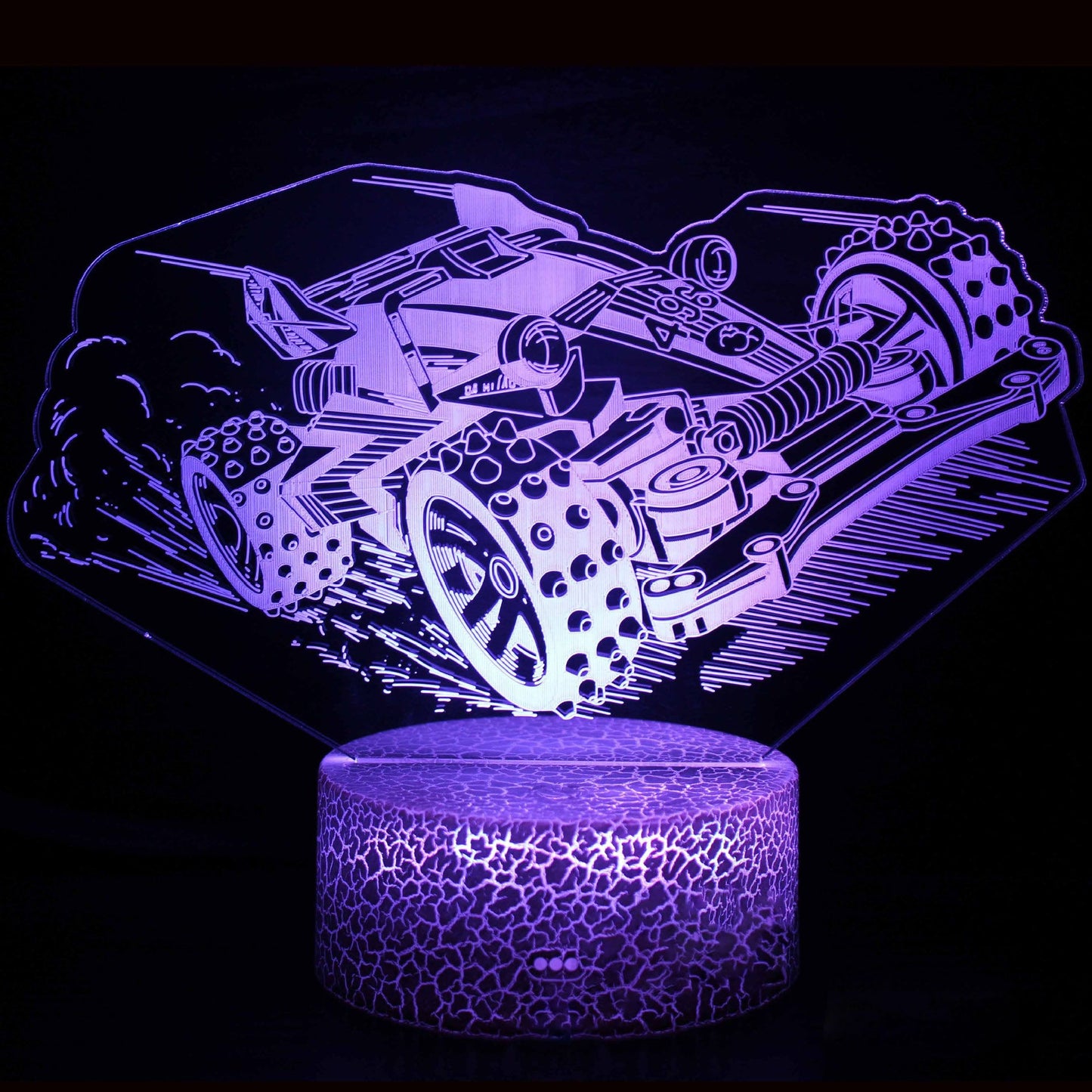 Cool 3D LED Night Lamp Dimmable Table Light