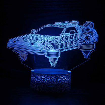 Cool 3D LED Night Lamp Dimmable Table Light