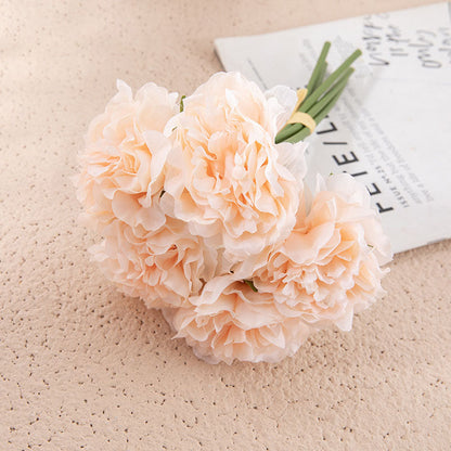 Artificial Peony Flower Arrangement Home Decor
