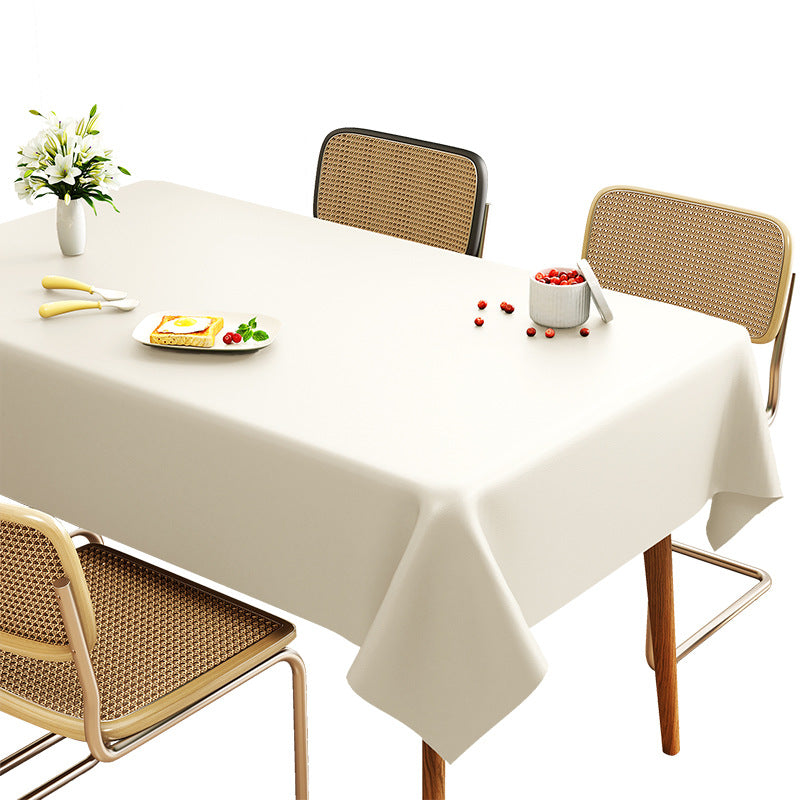 Premium Leather Rectangular Table Mat Waterproof Dining Cover