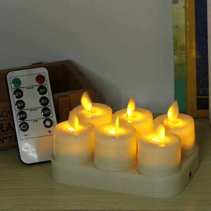 Mini LED Candle Lamp with Flickering Flame Effect