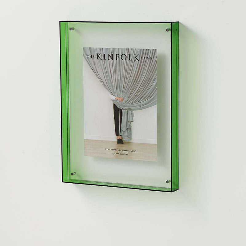 Clear Glass Picture Frame Table Lamp Modern Display