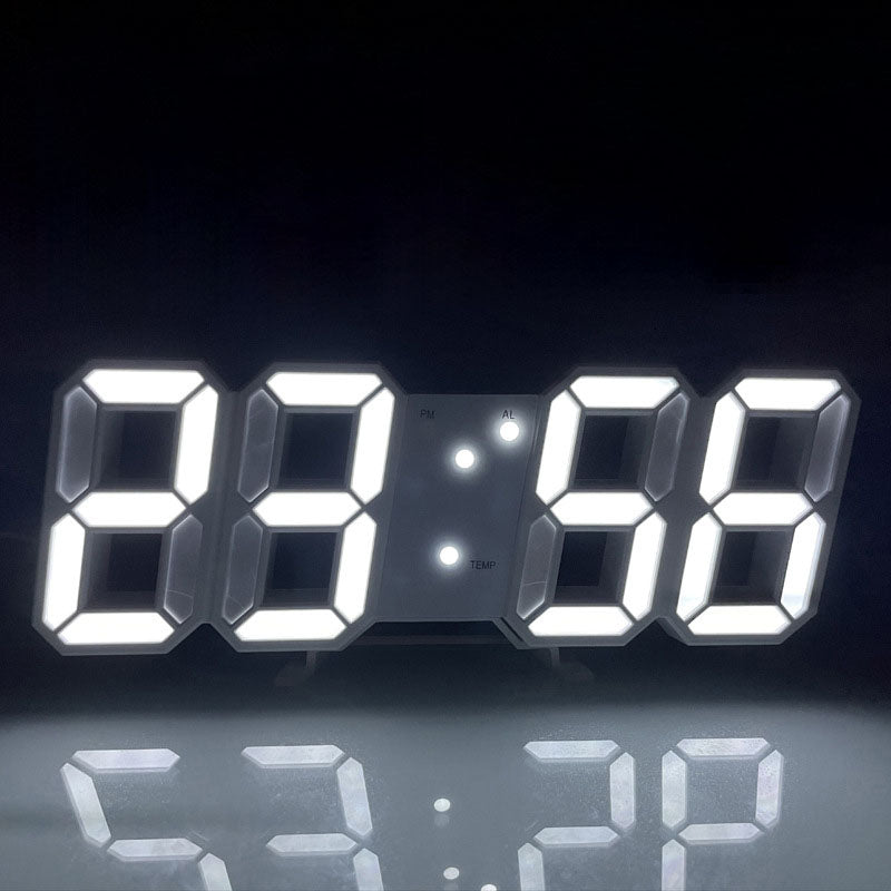 Modern LED Wall Clock Digital Display