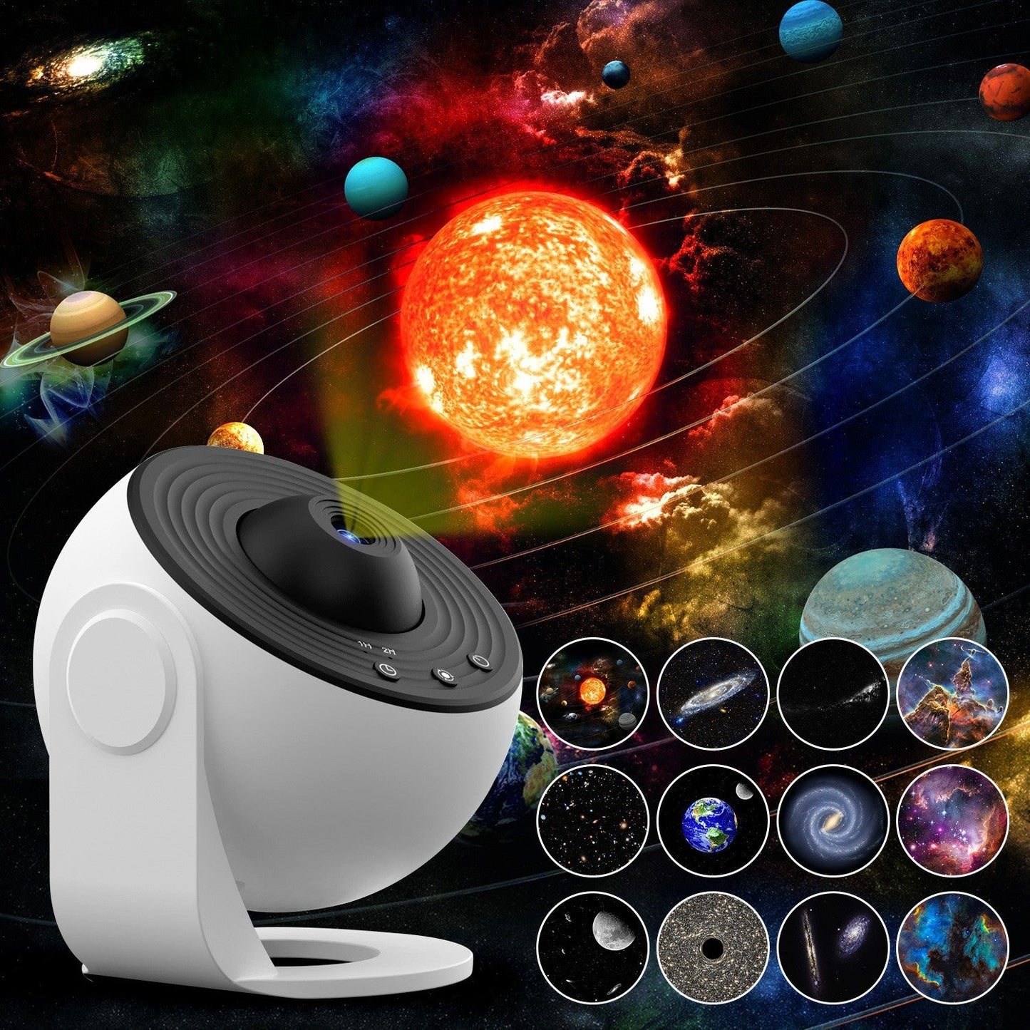 Colorful Starry Night Sky Projection Lamp - Fesara