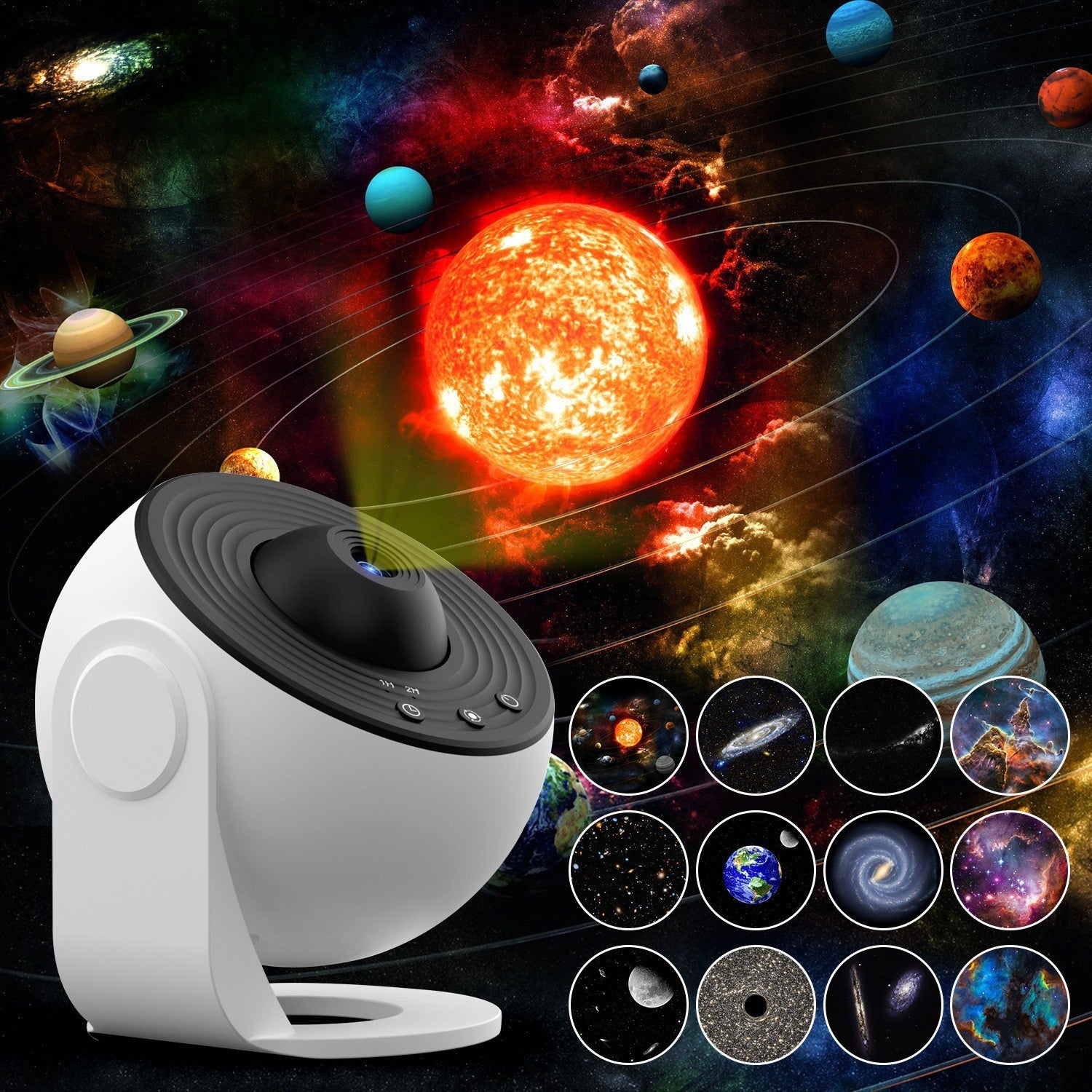 Colorful Starry Night Sky Projection Lamp - Fesara