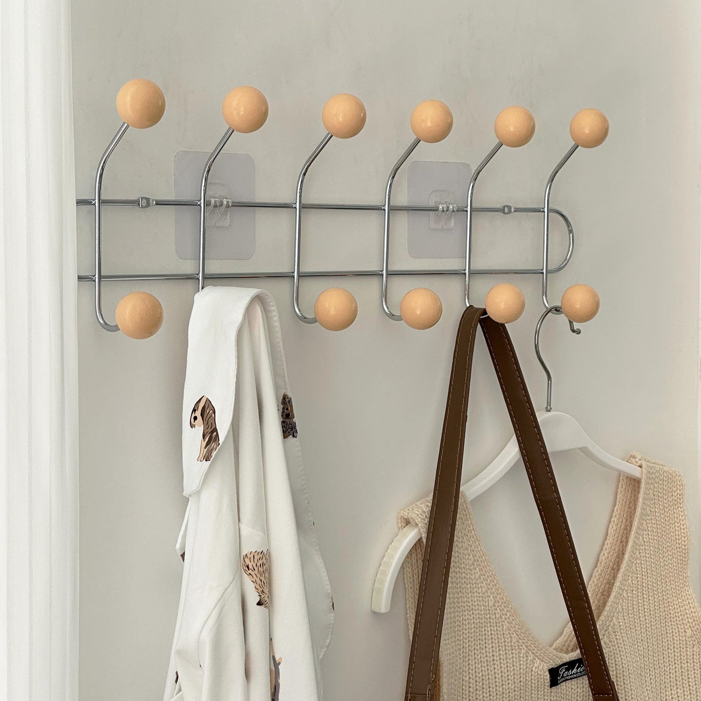 Hidden Screw Wall Hook Modern Coat Rack Organizer - Fesara