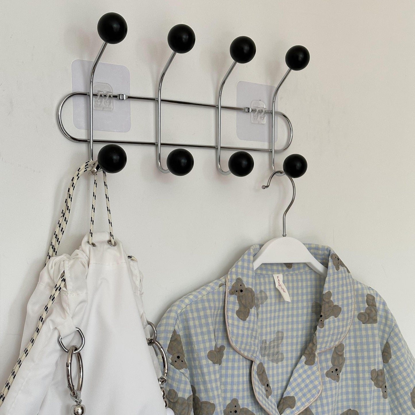 Hidden Screw Wall Hook Modern Coat Rack Organizer