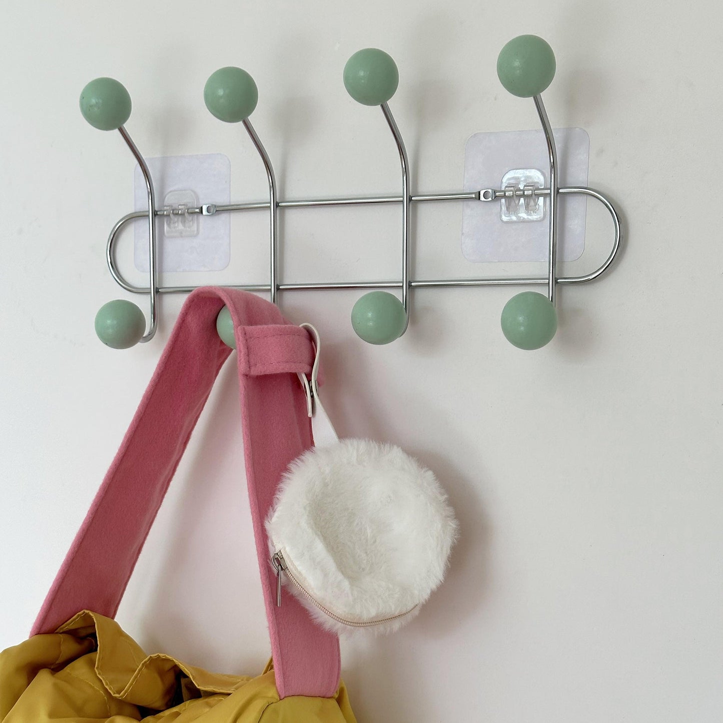 Hidden Screw Wall Hook Modern Coat Rack Organizer