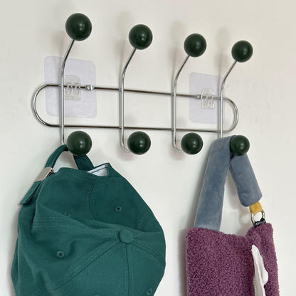 Hidden Screw Wall Hook Modern Coat Rack Organizer