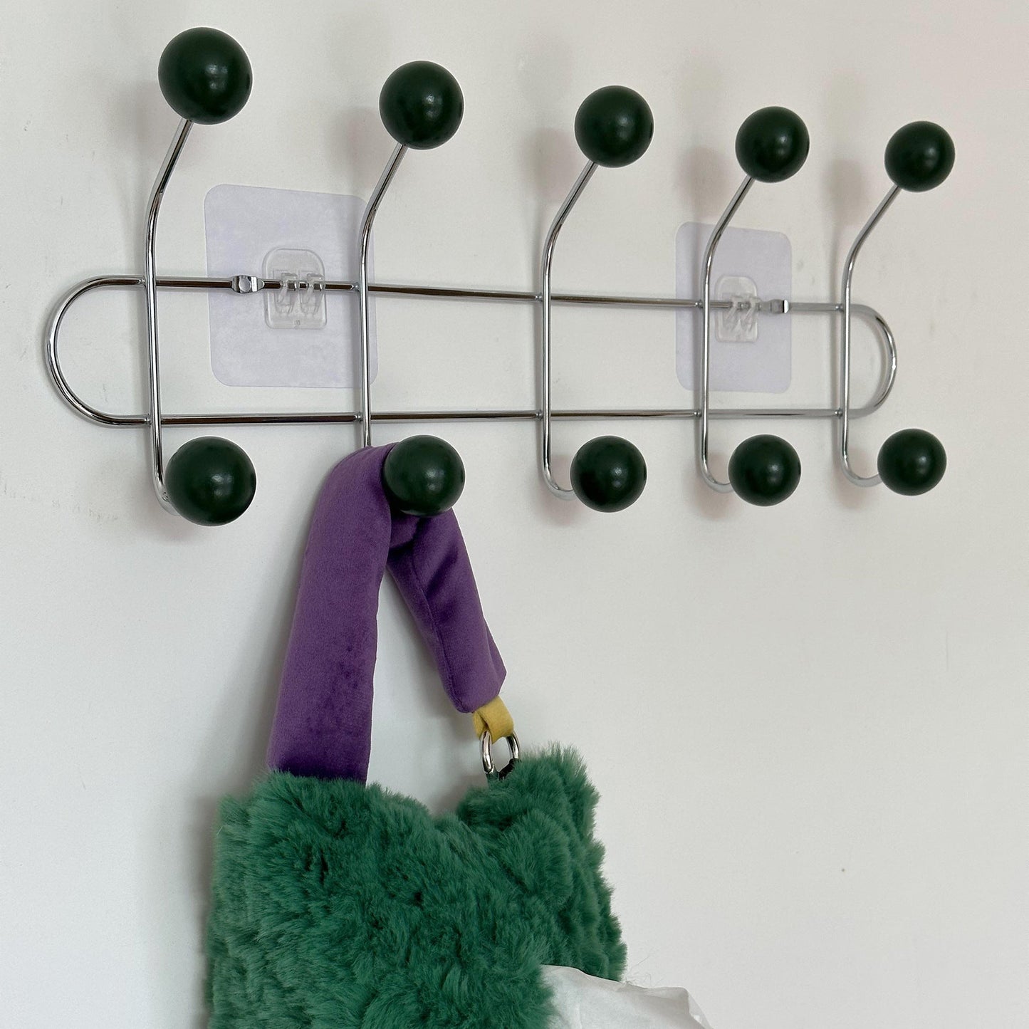 Hidden Screw Wall Hook Modern Coat Rack Organizer