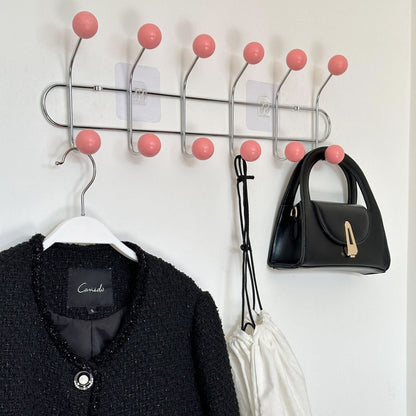 Hidden Screw Wall Hook Modern Coat Rack Organizer